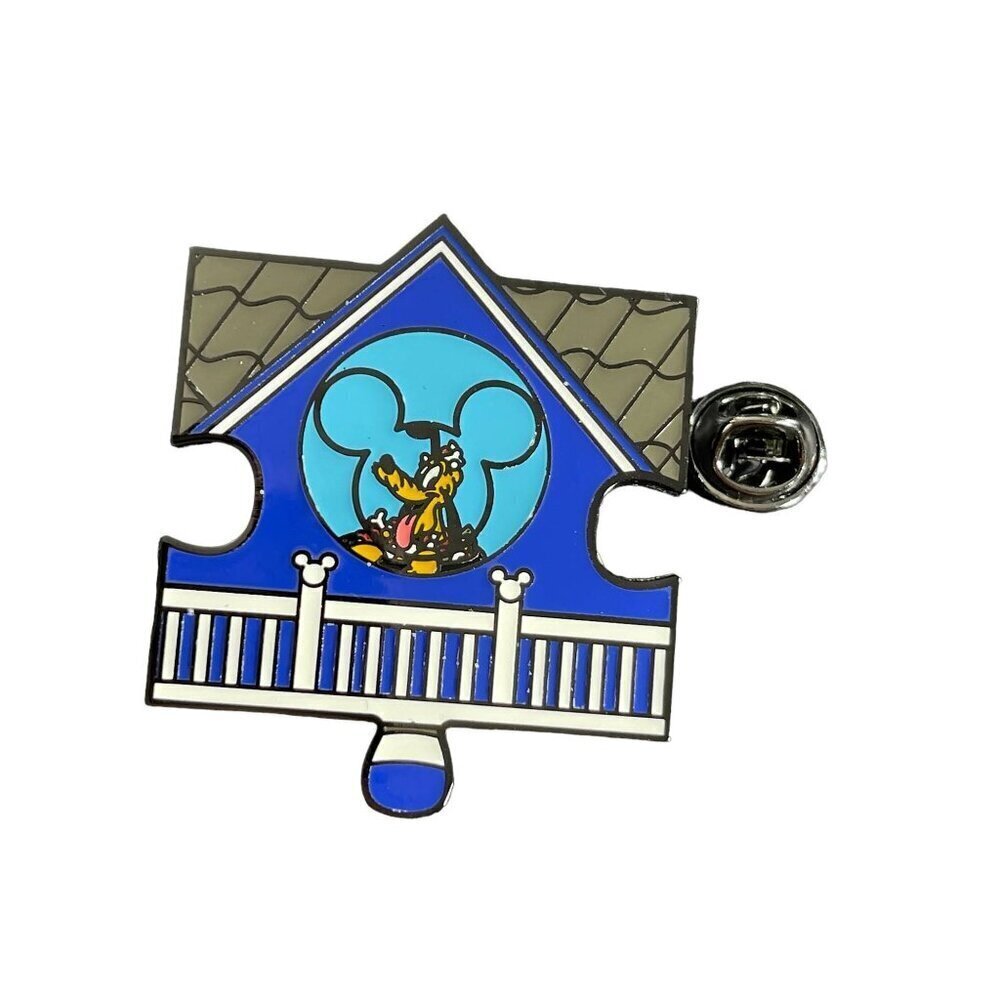 Disney Pluto Loungefly Lapel Pin Haunted House Dog Puzzle Blind Box Brooch Pin